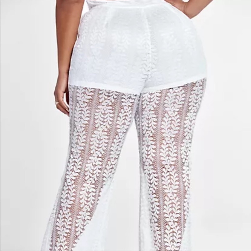 Fashion to Figure FTF set white lace blazer pants size 0 - Picture 3 of 6